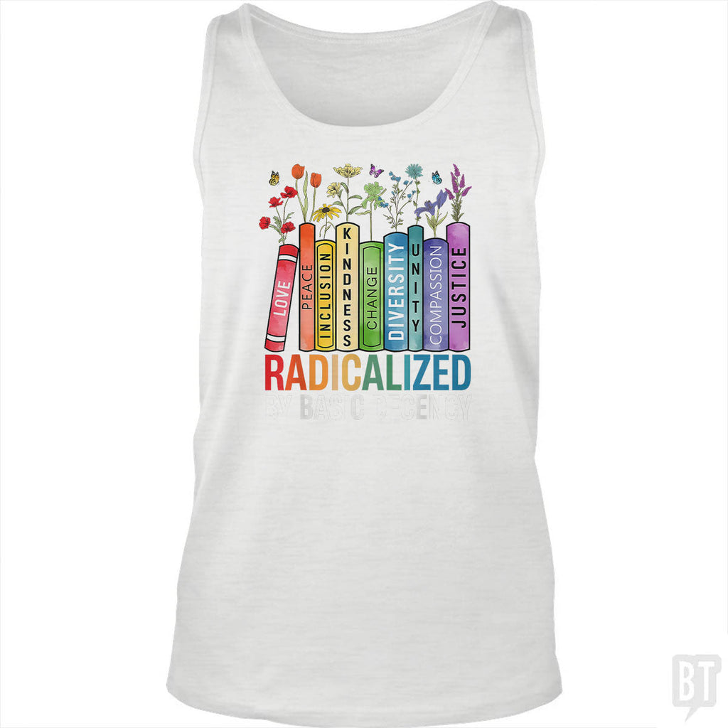 Book Flower Tank Top