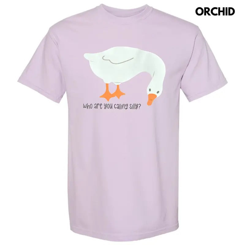 Who You Calling Silly Comfort Colors T-Shirt Hoodie Sweatshirt | PrintMintTees.com
