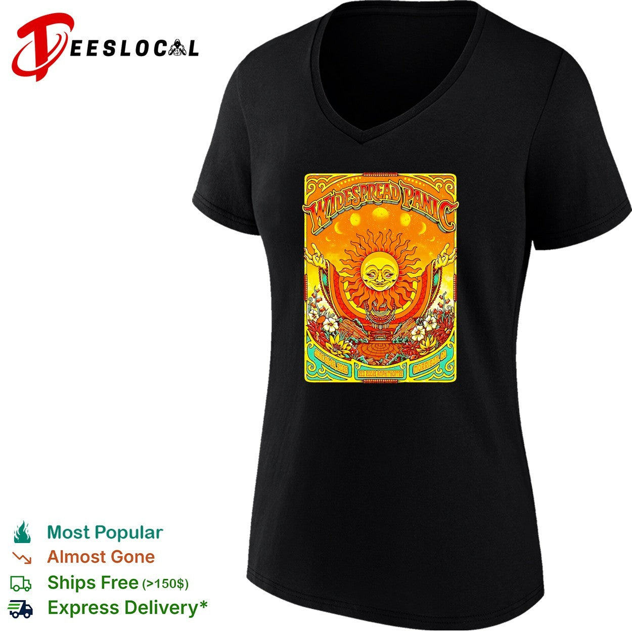 Widespread Pani Morrison Colorado at Red Rocks Amphitheatre From June 26 To 28 2026 shirt