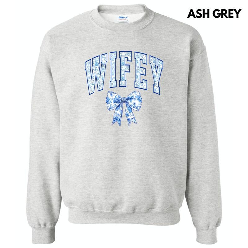 Wifey Ginger Jar Florals Sweatshirt 'NLB' Shirt Hoodie | PrintMintTees.com