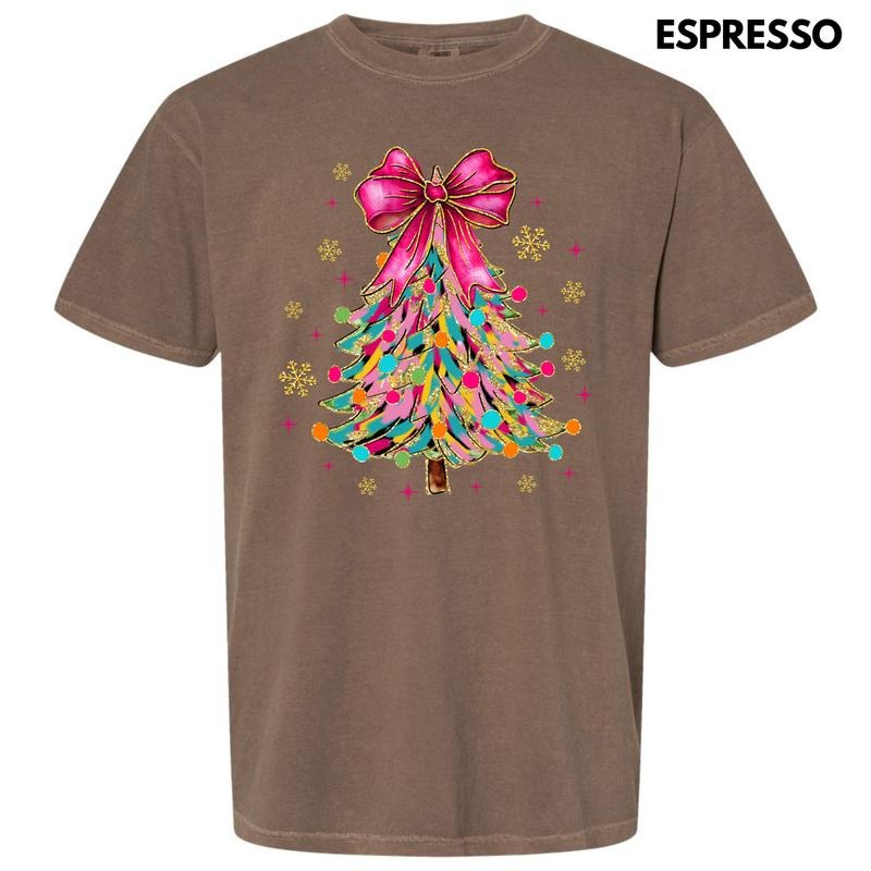Wild Colors Christmas Tree Comfort Colors T-Shirt 'NLB' Hoodie, Sweatshirt | PrintMintTees.com