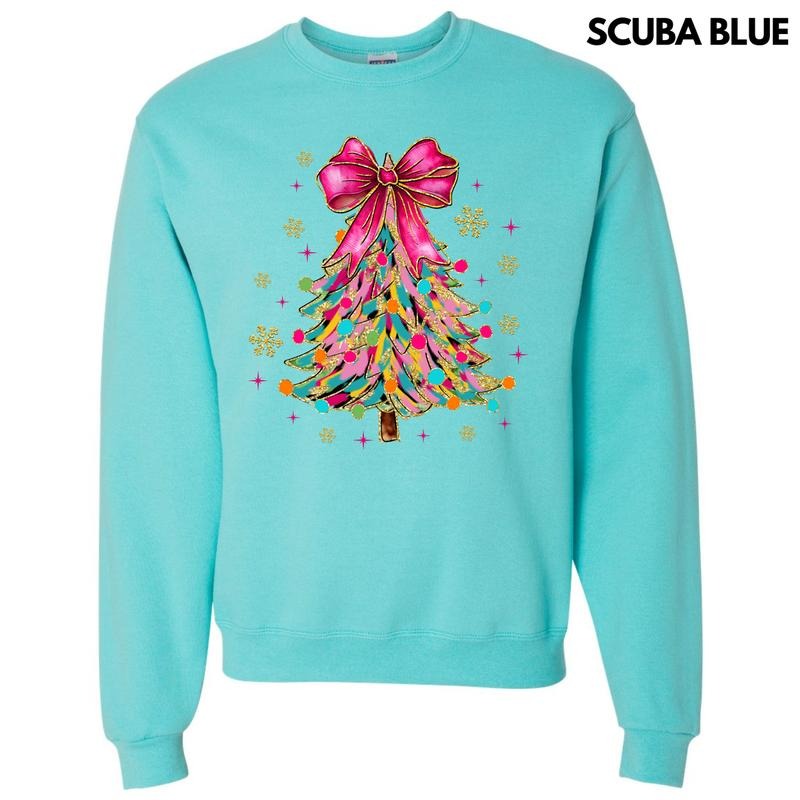 Wild Colors Christmas Tree Sweatshirt 'NLB' Shirt Hoodie | PrintMintTees.com