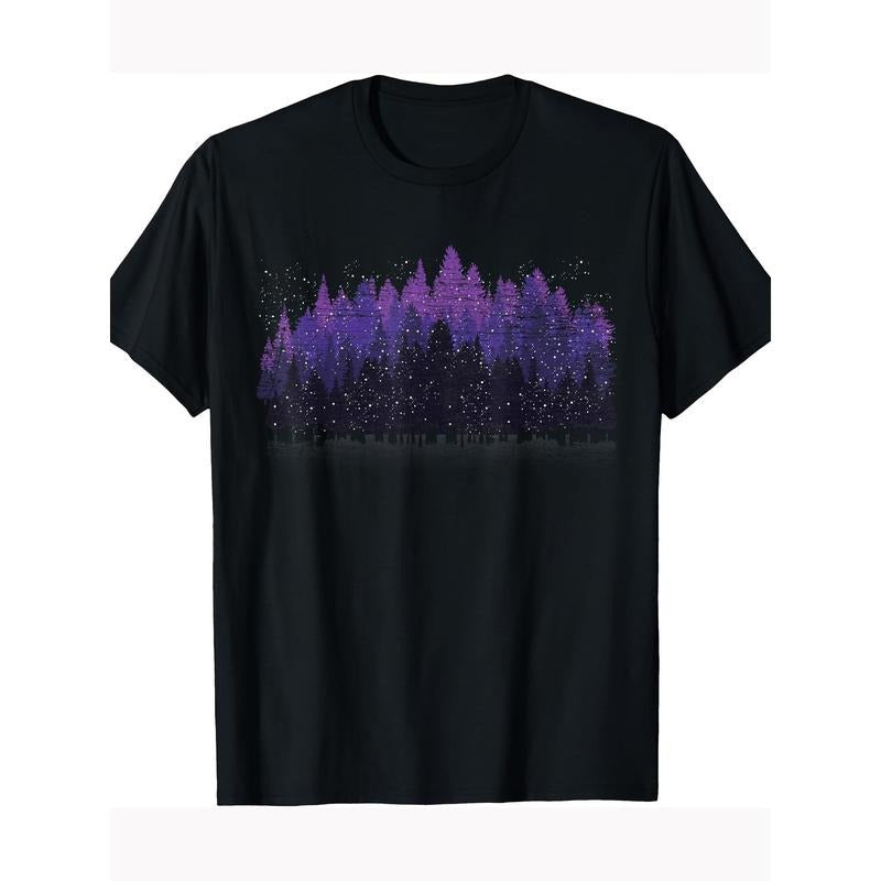 Wildlife Outdoor Trees Natural Forest T-shirt  100% cotton T-shirt Made in USA Hoodie Sweatshirt | PrintMintTees.com