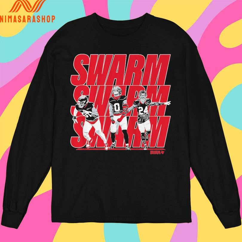 Will Anderson Jr, Azeez Al-Shaair And Derek Stingley Jr Swarm Shirts