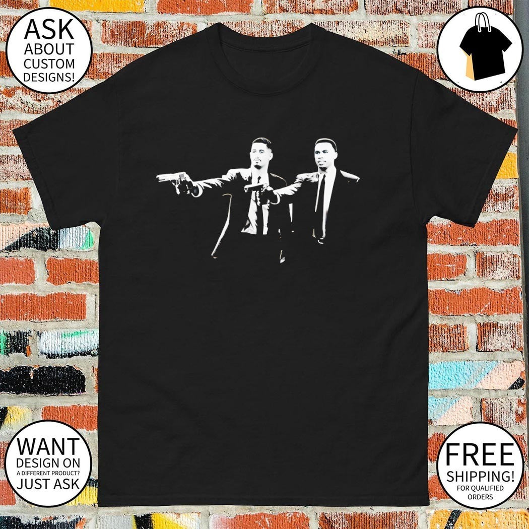 William Saliba & Gabriel Magalhaes Arsenal FC Pulp Fiction Style 2026 shirt