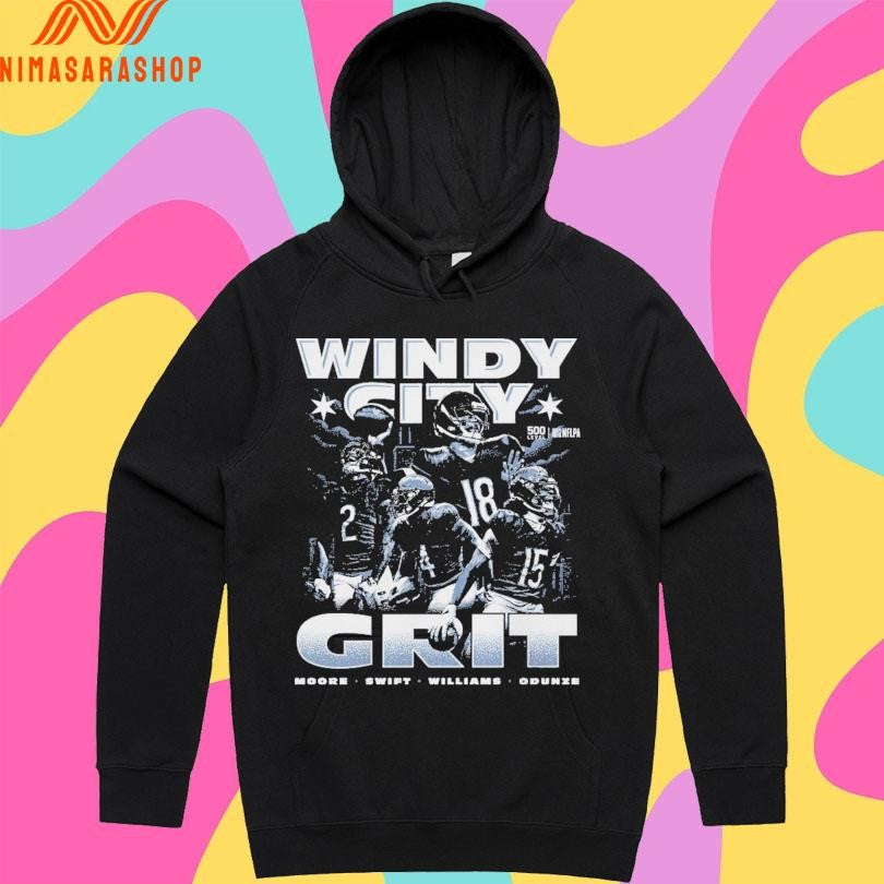 Windy City Grit Moore Swift Williams Odunze Shirts