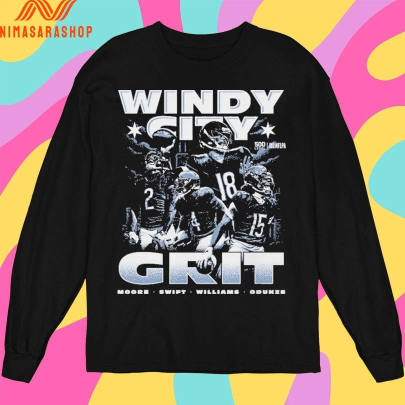 Windy City Grit Moore Swift Williams Odunze Shirts