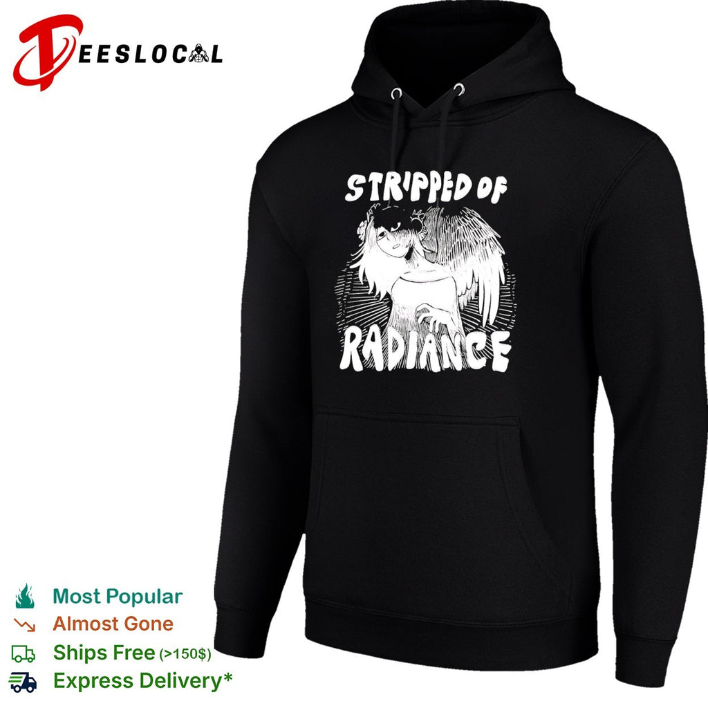 Winged character stripped of radiance shirt