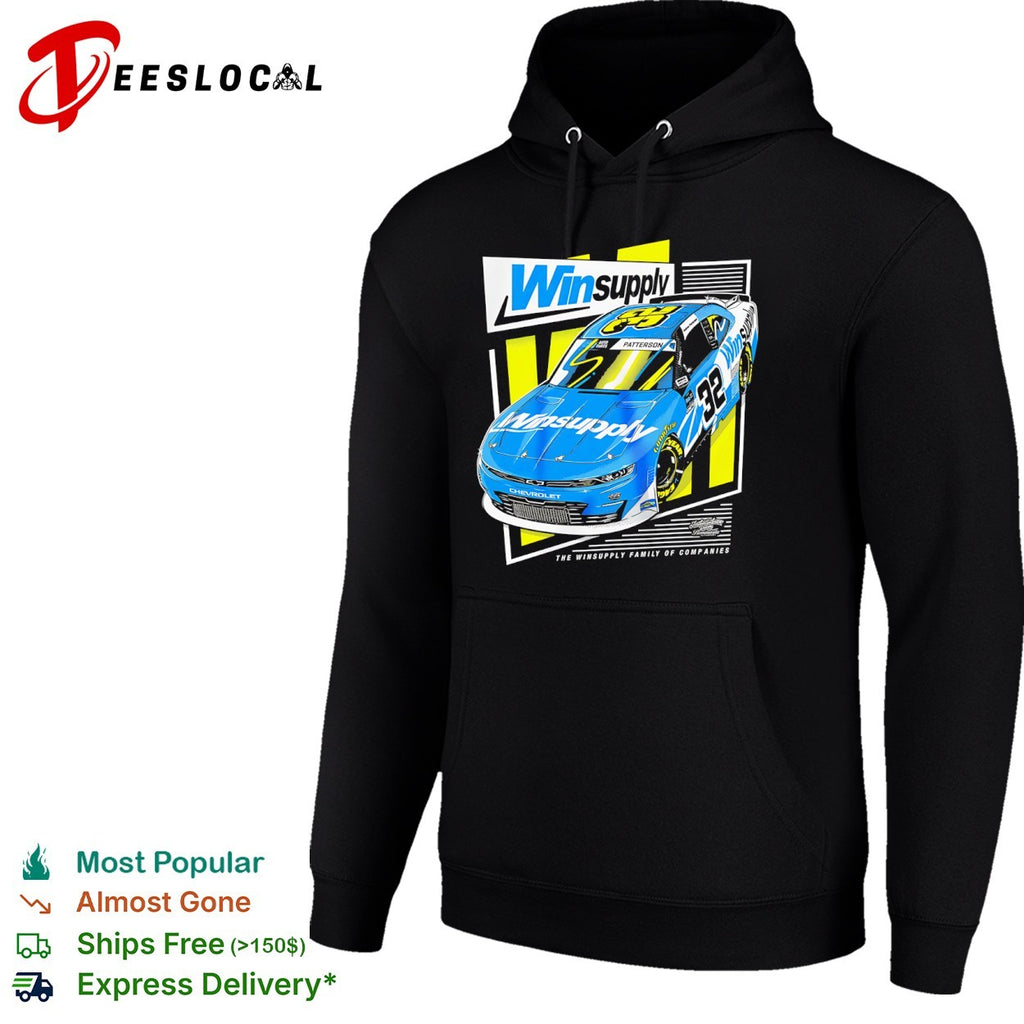 Winsupply 32 Andrew Patterson Blue Race Car Motorsport Graphic Shirt