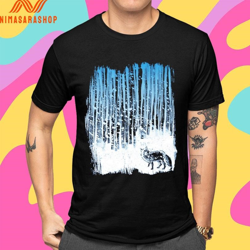 Winter Night Fox Shirts