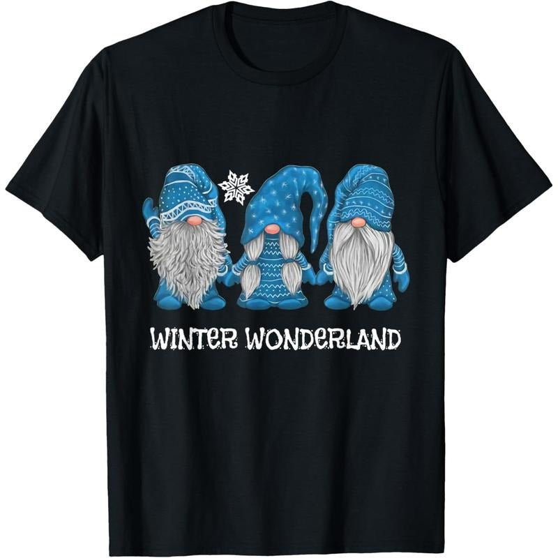 Winter Wonderland Gnomes Winter Snowy Gnomes Snow Gnome T-Shirt Hoodie Sweatshirt | PrintMintTees.com