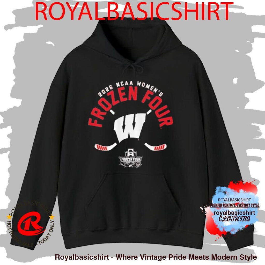 Wisconsin Badgers Women’s Ice Hockey Champions Tee NCAA Frozen Four 2026 National Champions Shirt