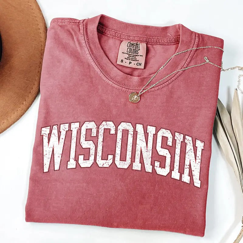 Wisconsin, Football, Sports, Game Day, Big Game, Touchdown, Tailgate Party, University, College, State Tshirt, Women's...