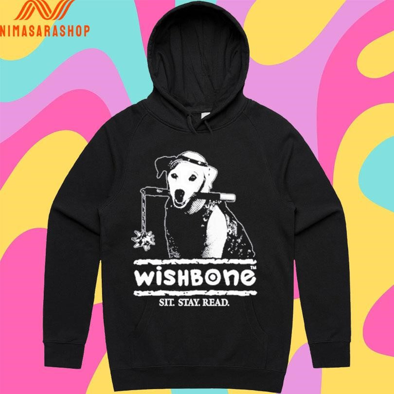 Wishbone Sit Stay Read Dog Shirts