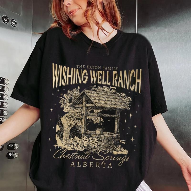 Wishing Well Ranch T-Shirt, Chestnut Springs Cowboy Romance Shirt, Cowgirl Bookish Sweatshirt, Gift For Cowboy Lover Hoodie