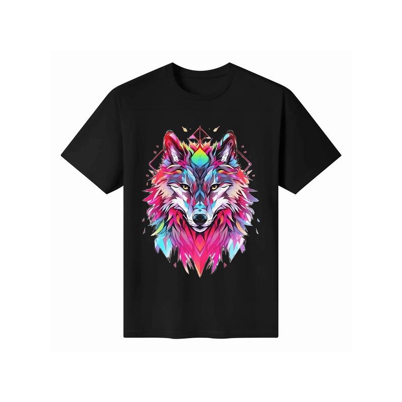 Wolf And Wolf T-Shirts For Men Made in USA Hoodie Sweatshirt | PrintMintTees.com