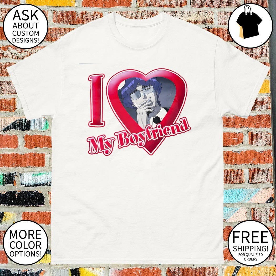 Wolf Keum I love my boyfriend shirt