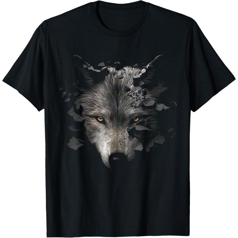 Wolf Lover Fantasy Artwork | Animal Motif Wolf T-Shirt  made in usa Hoodie Sweatshirt | PrintMintTees.com