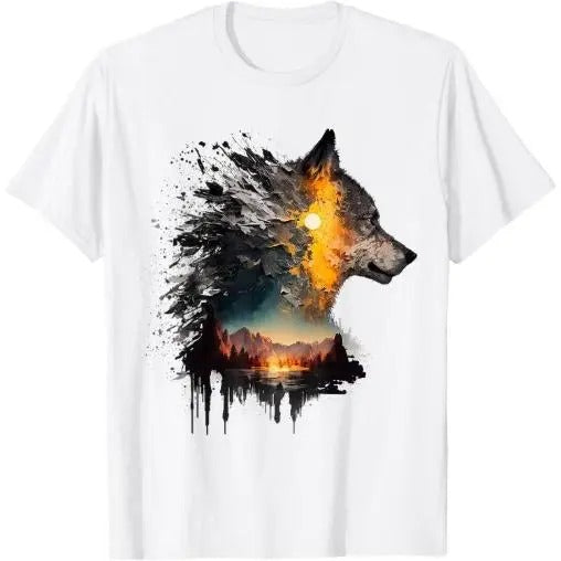 Wolf animal lovers, animal wolf T-Shirt Made in USA Hoodie Sweatshirt | PrintMintTees.com