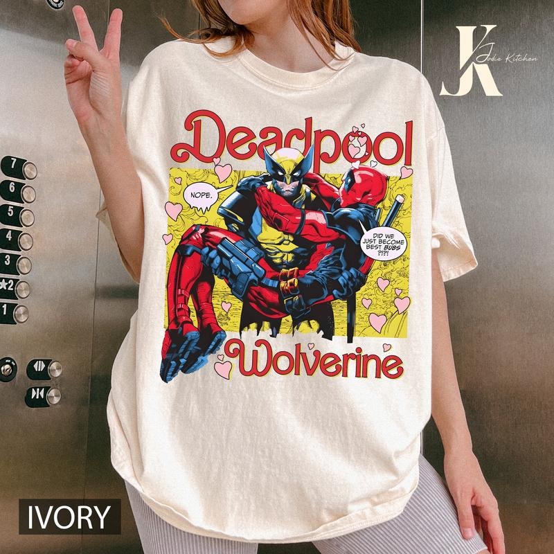 Wolverine Deadpool 2024 Movie Shirt, Deadpool 3 Shirt, Funny Deadpool Wolverine Shirt, Ryan Reynolds, Hugh Jackman,...