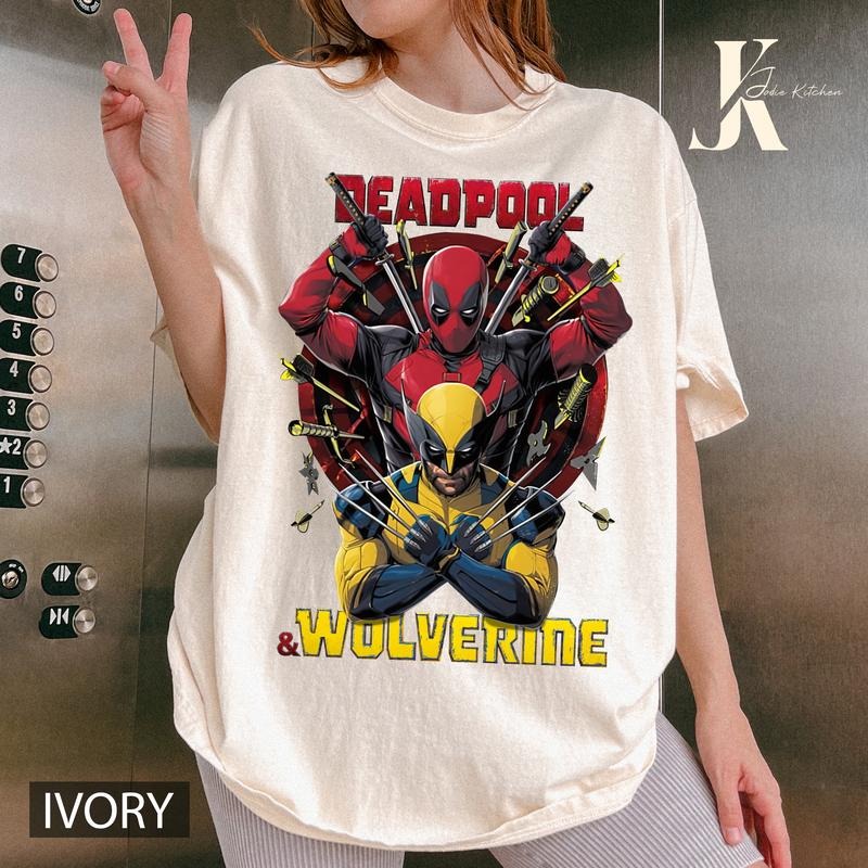 Wolverine Deadpool 2024 Movie Shirt, Deadpool 3 Shirt, Funny Deadpool Wolverine Shirt, Ryan Reynolds, Hugh Jackman,...