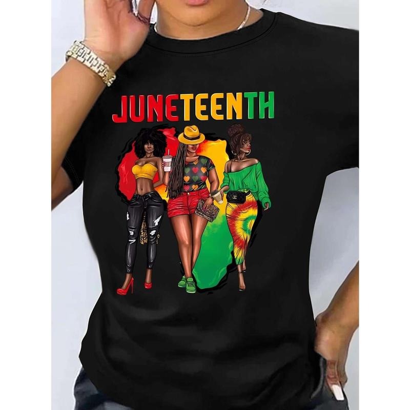Women'S Juneteenth Celebration Graphic T-Shirt