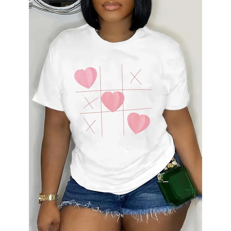 Women'S Short Sleeve Round Neck Printed-Shirt, Female Pattern Top 180g style 02 Hoodie Sweatshirt | PrintMintTees.com