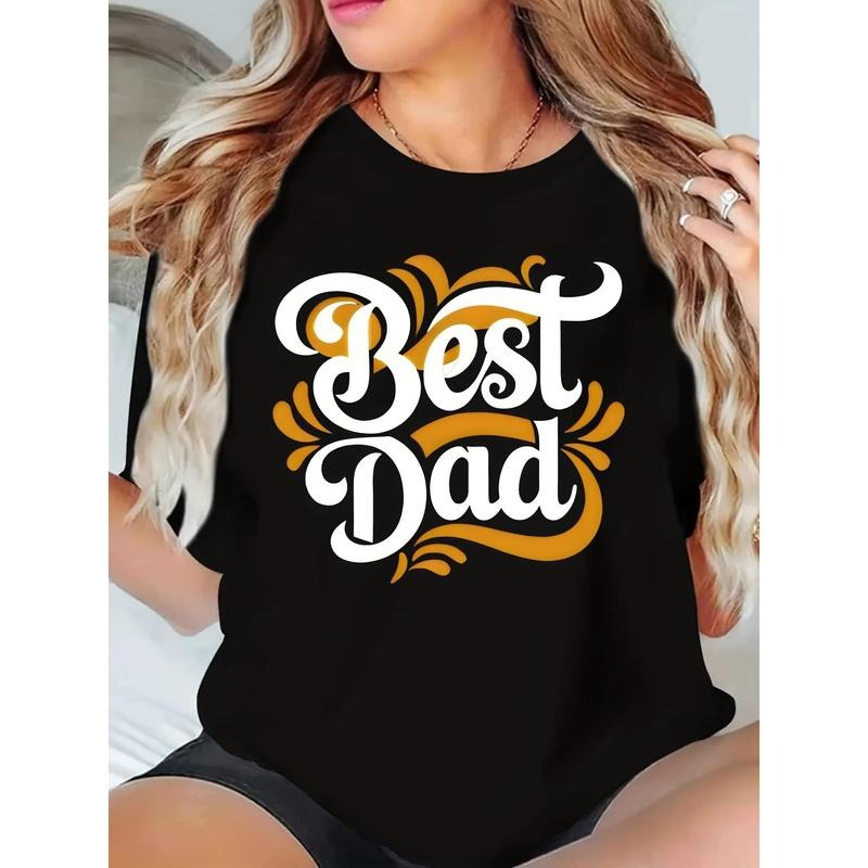 Women's "Best Dad" Graphic T-Shirt