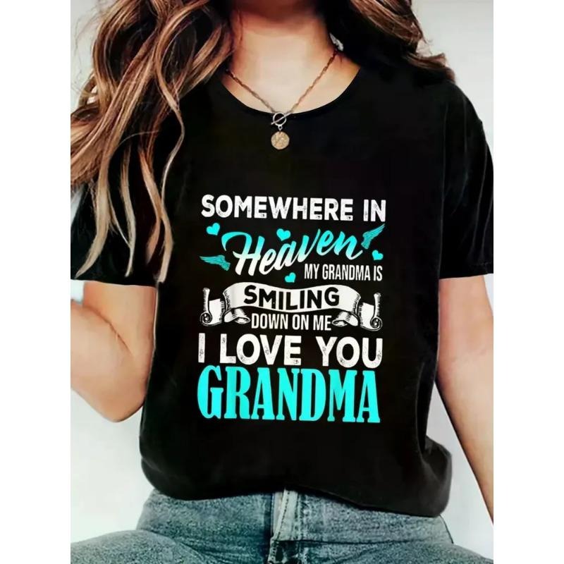 Women's "Proud My Grandma" Memorial T-Shirt