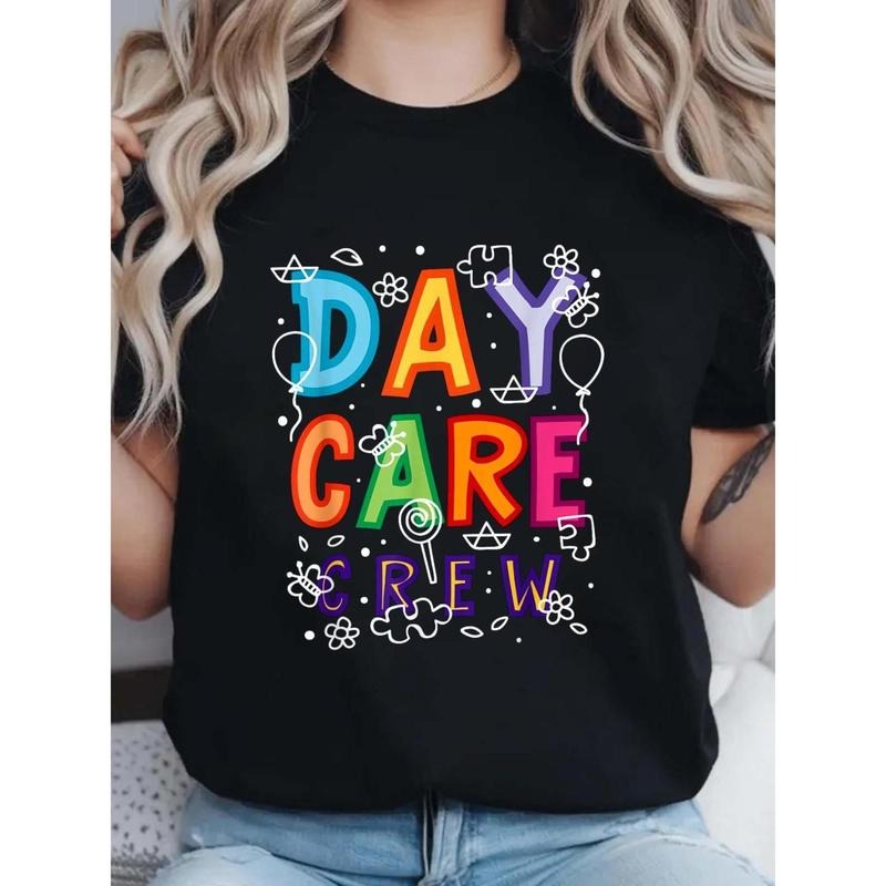 Women's Daycare Crew Graphic T-Shirt