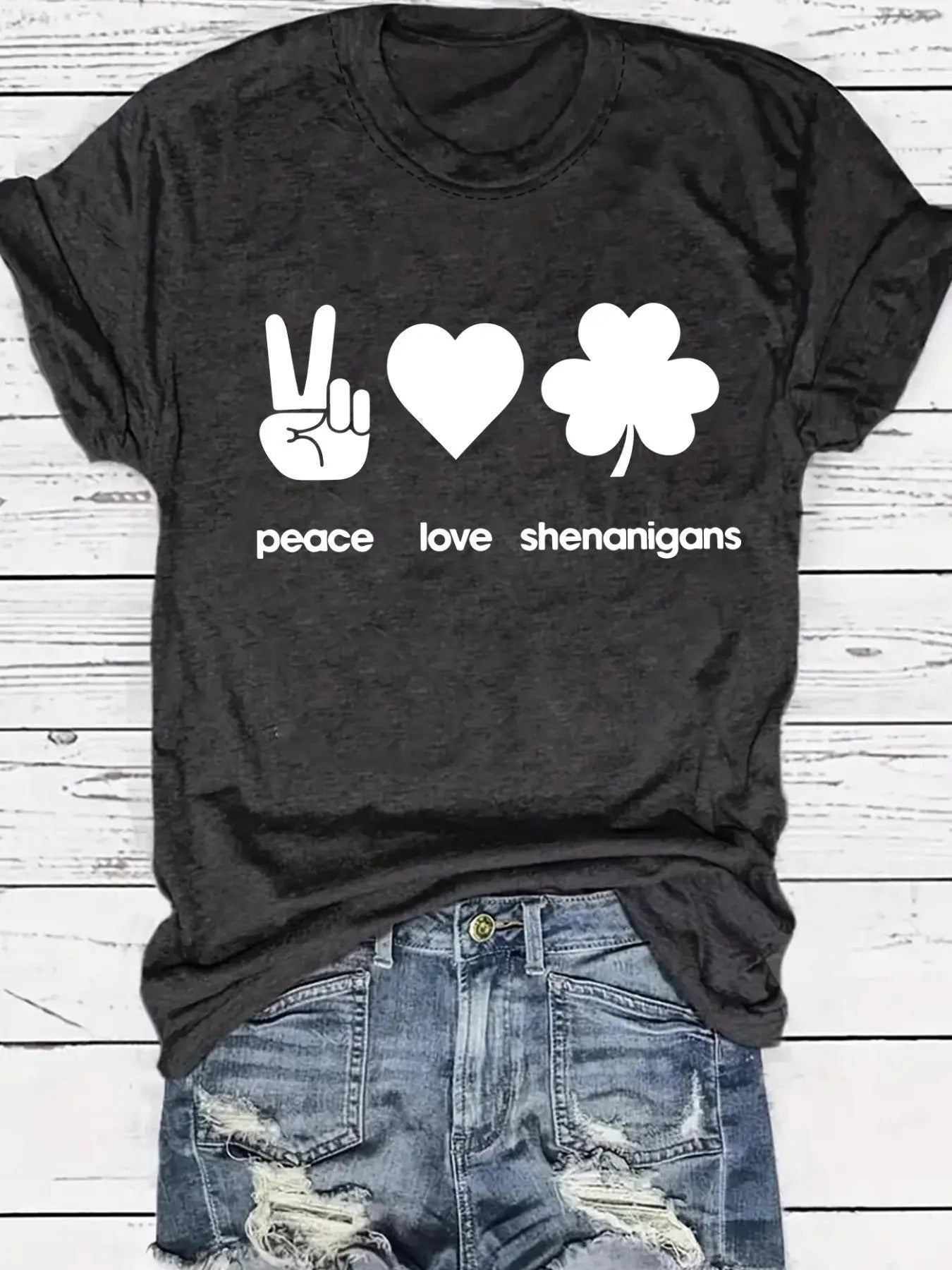 Women's Graphic & Letter Print Round Neck Tee, Casual Graphic Short Sleeve T-shirt for Daily Wear, Ladies Clothes for All...