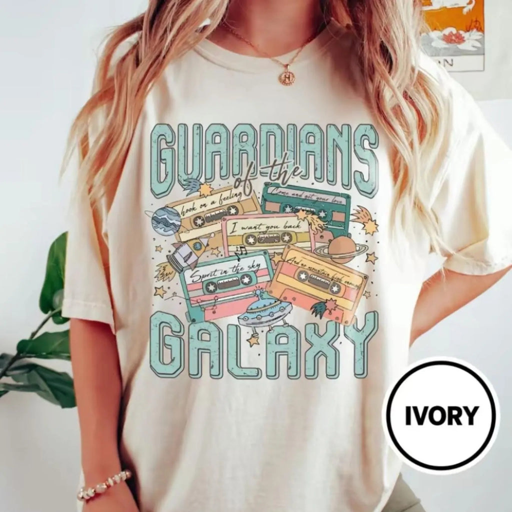 Letter & Cassette Tape Print Round Neck Vintage Casual Short Sleeve Daily Summer T-Shirts, Hoodie, Sweatshirt