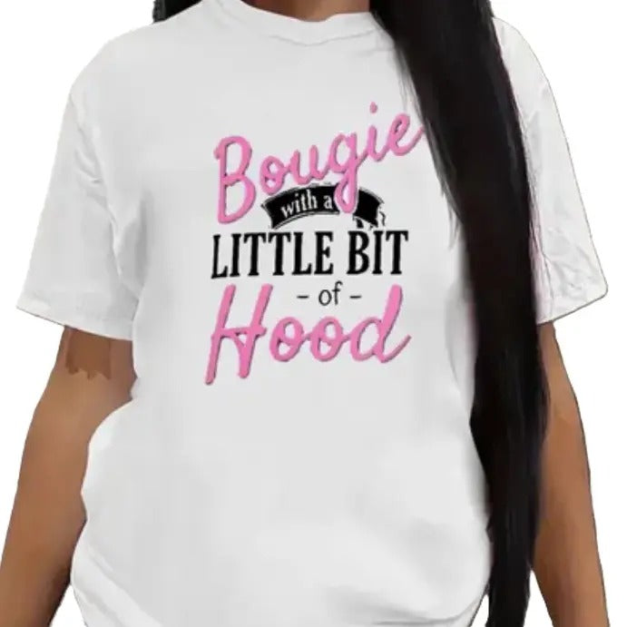 Women's Letter Print Drop Shoulder Tee, Casual Fashion Graphic Round Neck Half Sleeve T-shirt for Daily Holiday Vacation...