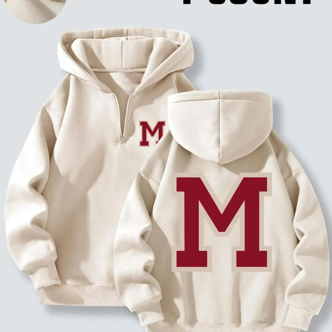 Women's Letter Print Drop Shoulder Zip Up Hoodie, Fashion Casual Long Sleeve Hooded Sweatshirt for Daily Holiday Outdoor...