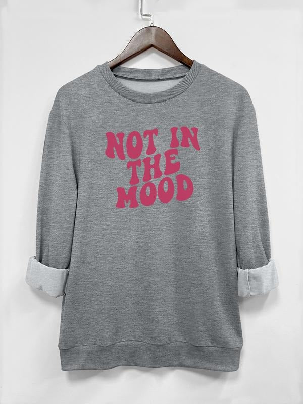 Women's Letter Print Long Sleeve Round Neck Sweatshirt, Casual Fitted Pullover for Home & Sports, Comfortable Fall Winter...