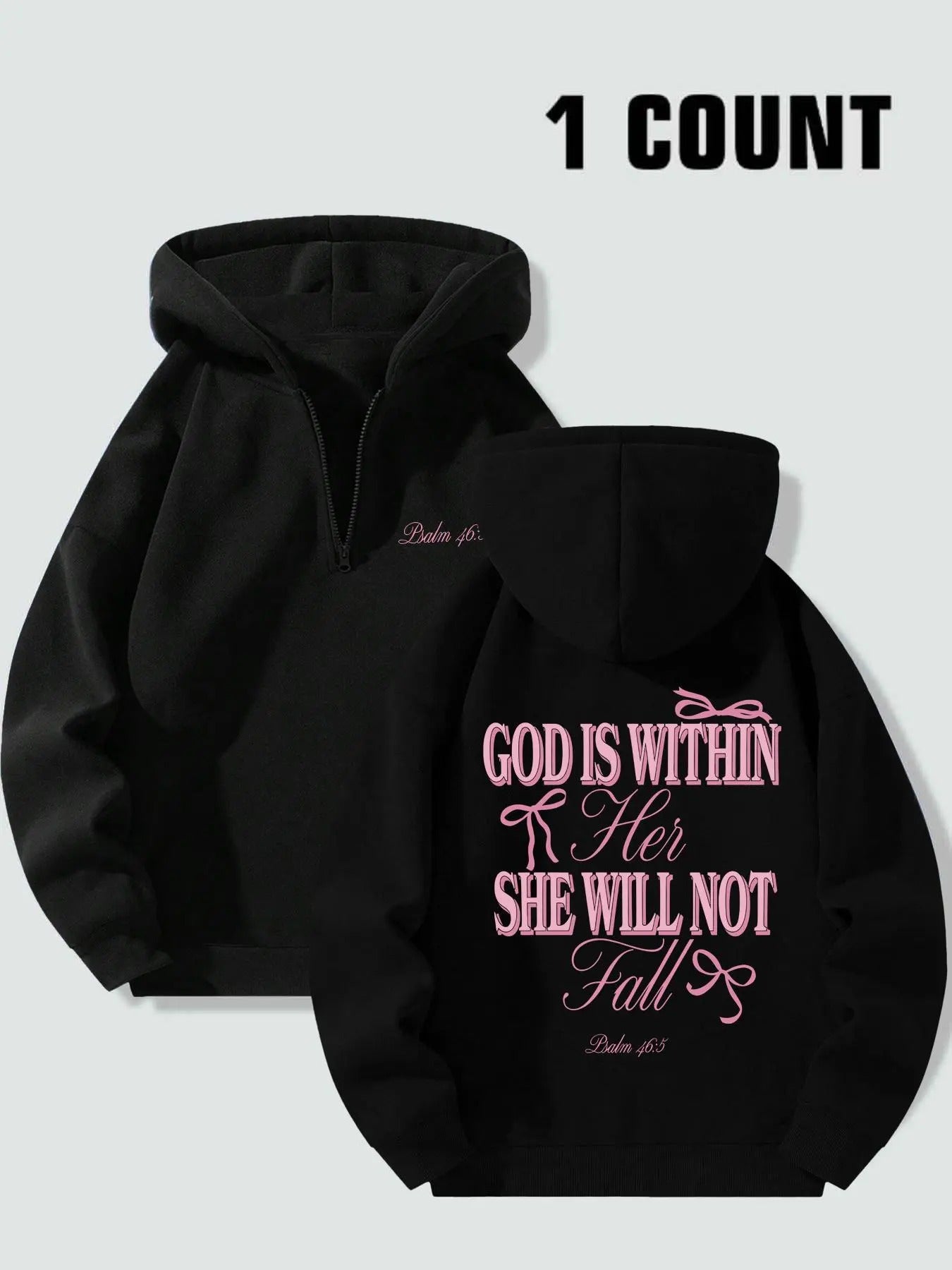 Letter Print Casual Long Sleeve Hooded Spring Clothes Daily Tops T-Shirts, Hoodie, Sweatshirt