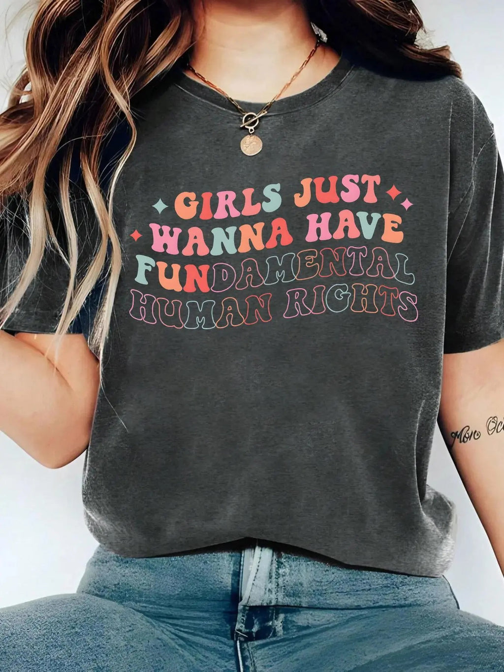 Letter Print Round Neck Casual Crew Neck Daily Vacation Outdoor Clothes Summerstyle{N002}4 T-Shirts, Hoodie, Sweatshirt