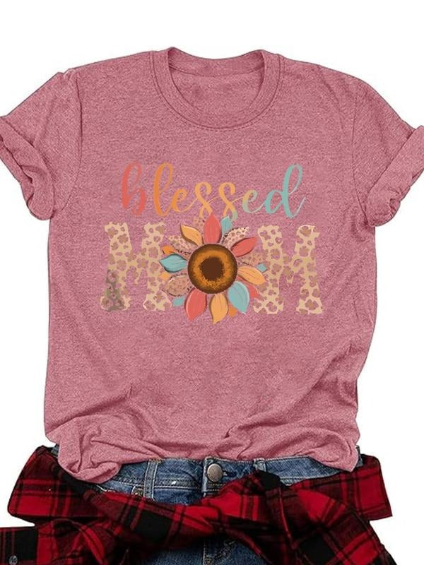 Women's Rainbow Stripe & Letter Print Round Neck Tee, Fashion Casual Crew Neck T-Shirt for Daily Holiday Vacation Outdoor...