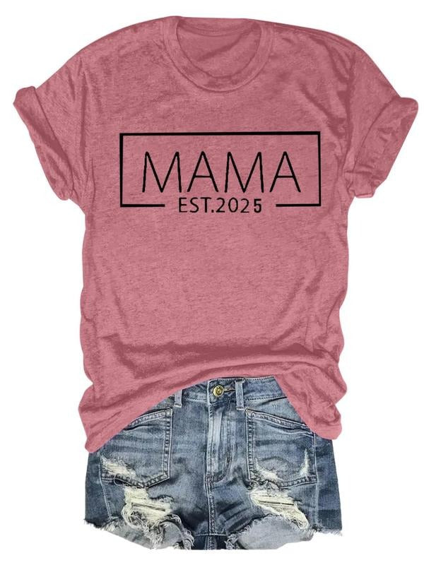 Women's Rainbow Stripe & Letter Print Round Neck Tee, Trendy Casual Short Sleeve Crew Neck T-shirt for Daily Wear, Ladies...
