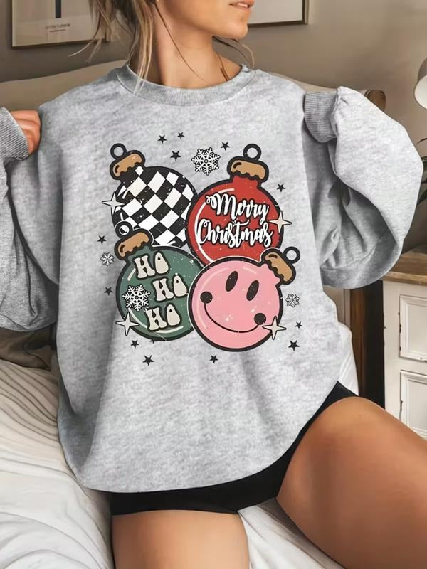 Women's Retro Casual Oversized Crewneck