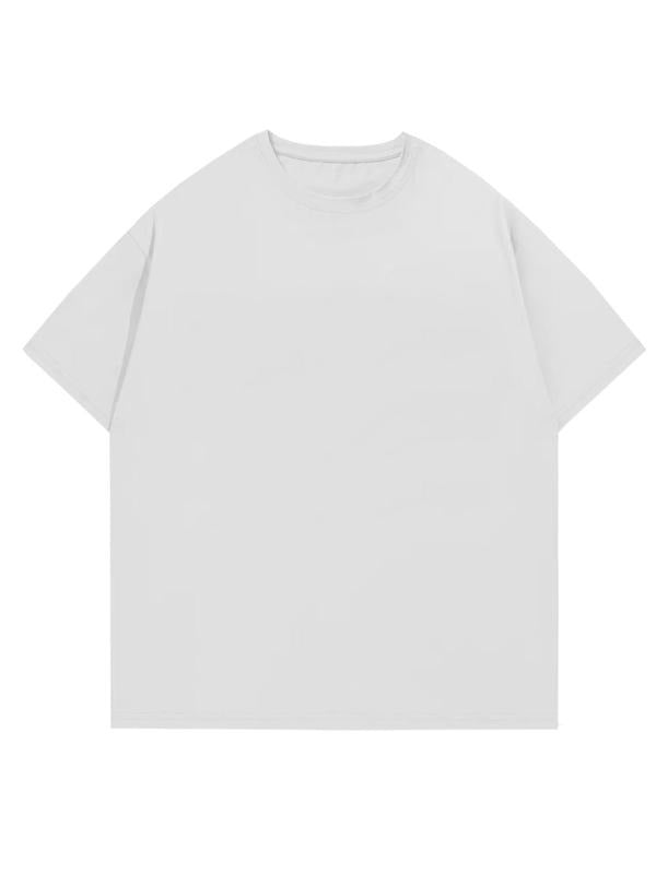 Women's Solid Round Neck Tee, Casual Basic Short Sleeve T-shirt for Summer, Ladies Clothes for Daily Wear Hoodie Sweatshirt