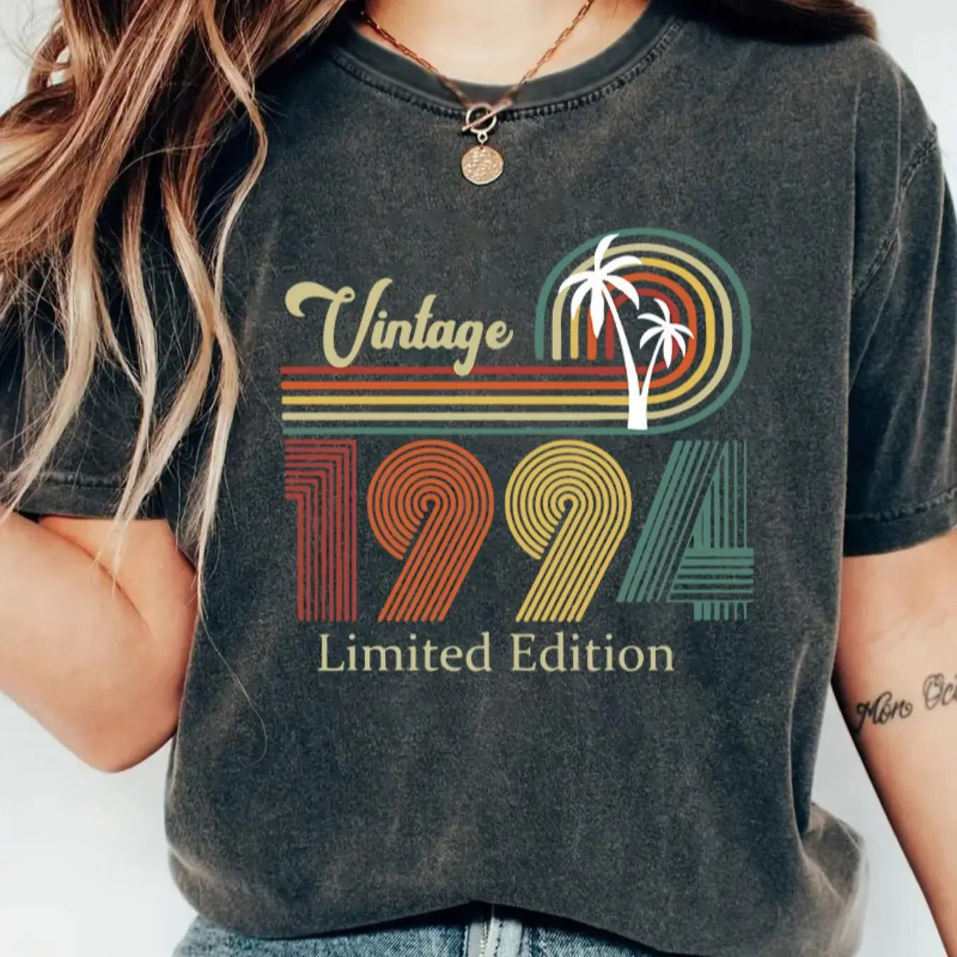 Women's Vintage Number Print Round Neck Graphic Tee, Casual Short Sleeve T-shirt for Summer, Women's Top for Daily Wear...