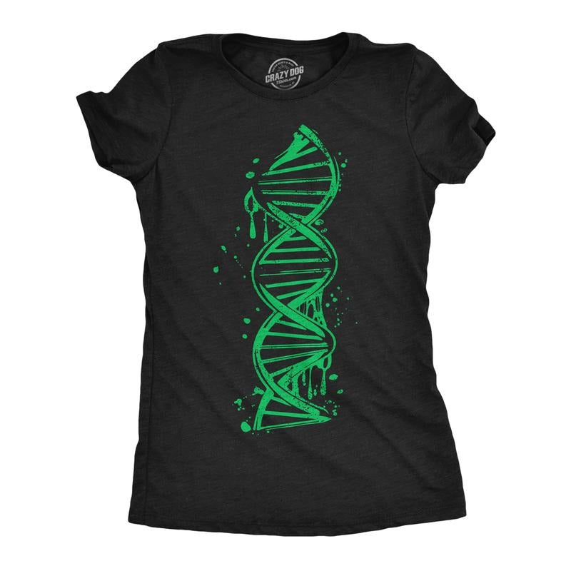 Womens Drippy DNA Funny T Shirts Science Graphic Tee For Ladies Funny Womens T Shirts Cute Slimming Top Comfortable Soft...