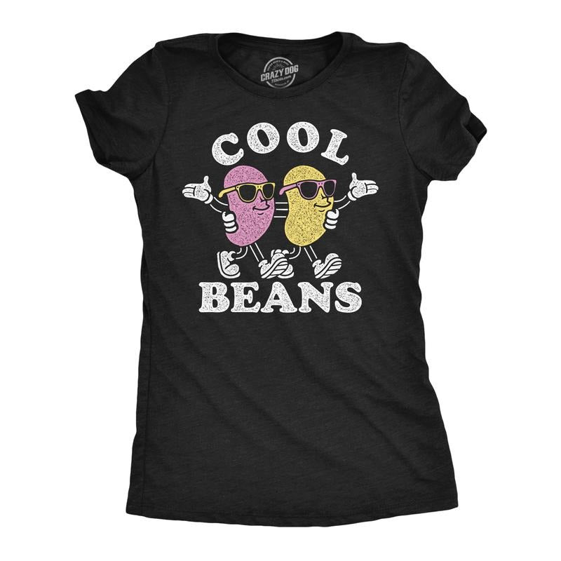 Womens Funny T Shirts Cool Beans Easter Sunday Candy Graphic Tee For Ladies Funny Womens T Shirts Cute Slimming Top...