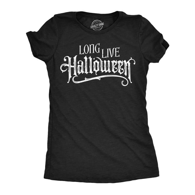 Womens Funny T Shirts Long Live Halloween Sarcastic Graphic Novelty Tee For Ladies Funny Womens T Shirts Cute Slimming...