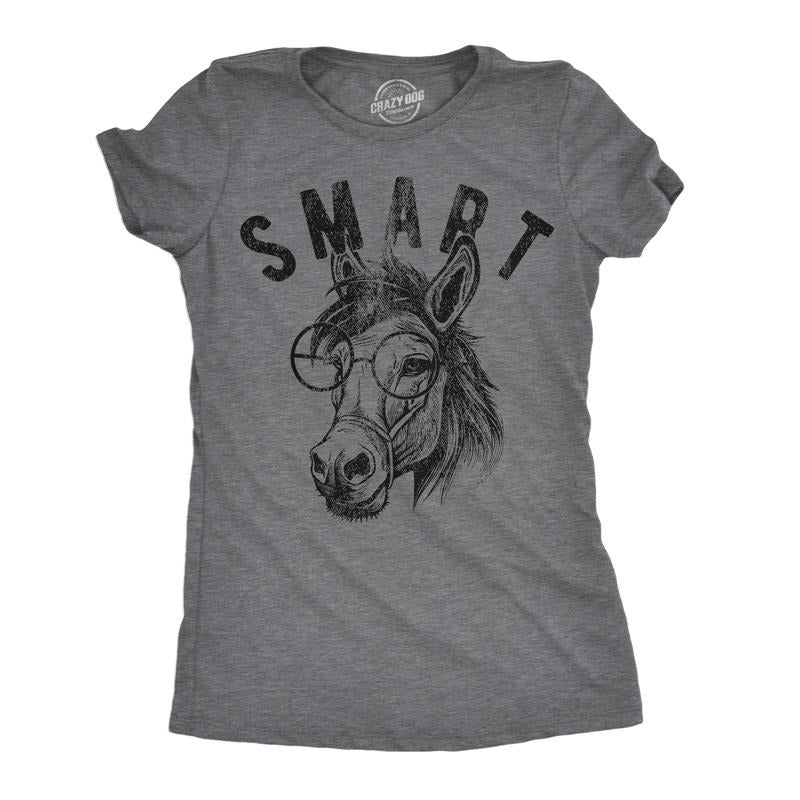 Womens Funny T Shirts Smart Ass Sarcastic Donkey Graphic Tee for Ladies Funny Womens T Shirts Cute Slimming Top...