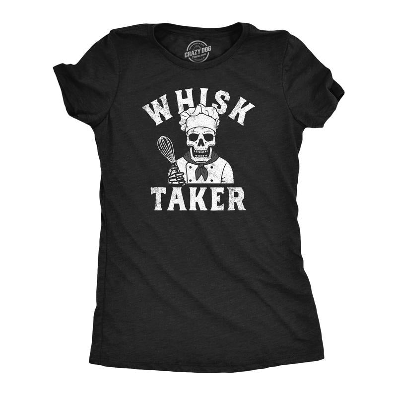 Womens Funny T Shirts Whisk Taker Sarcastic Cooking Graphic Tee for Ladies Funny Womens T Shirts Cute Slimming Top...