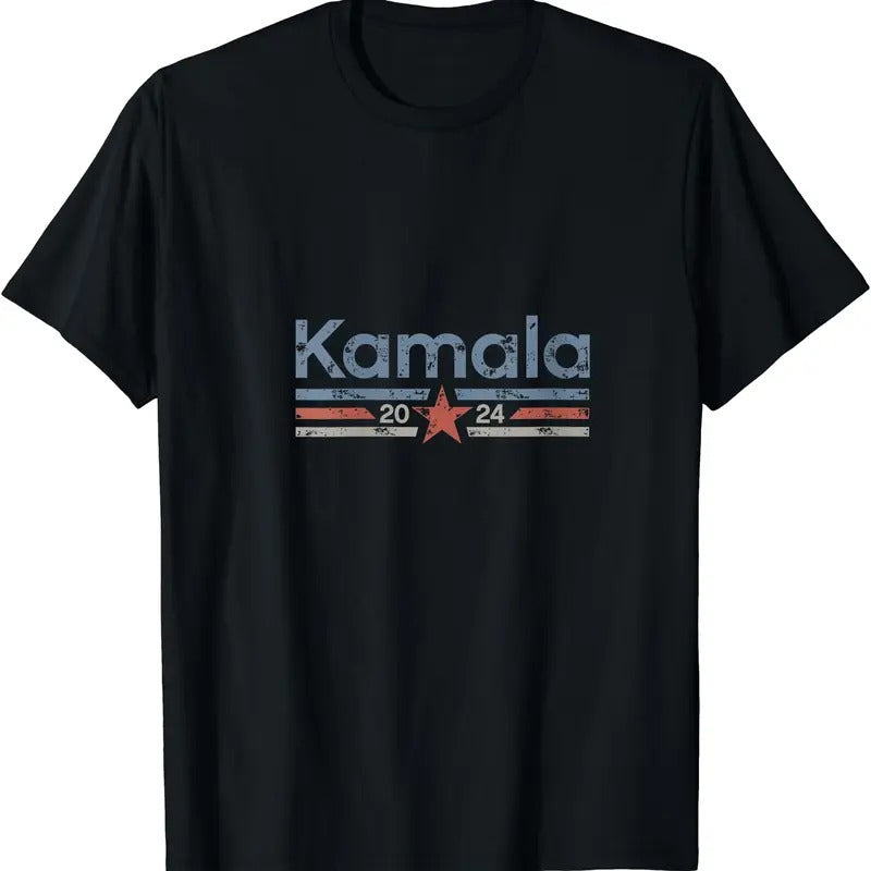 Harris 2024 Retro Grunge Stripes Vintage Kamala Harris 2024 Shirt Hoodie Sweatshirt