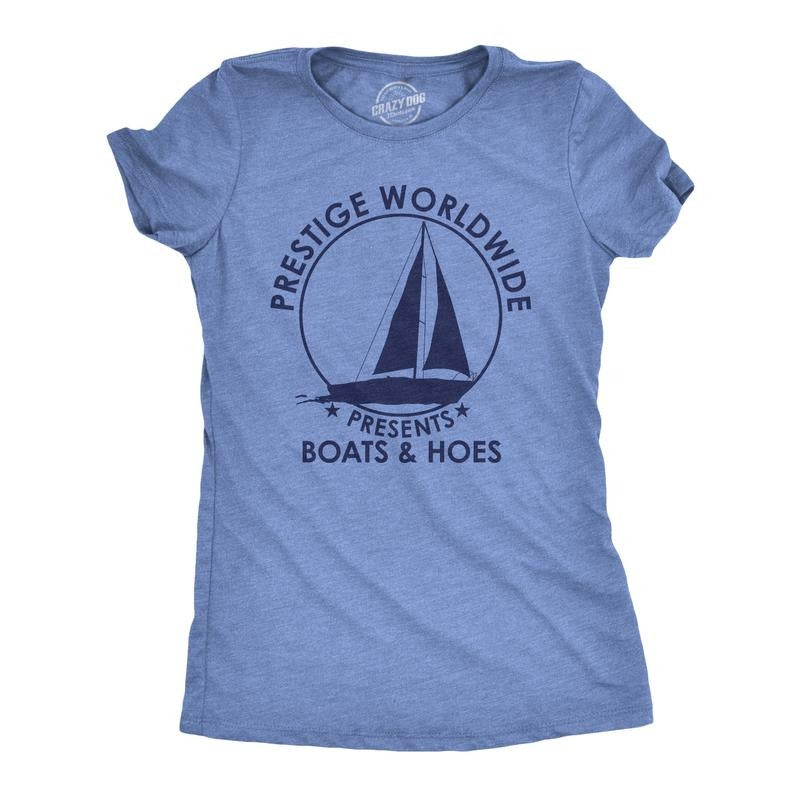Womens Prestige Worldwide T shirt Funny Cool T shirts Hilarious Novelty Tees Funny Womens T Shirts Cute Slimming Top...