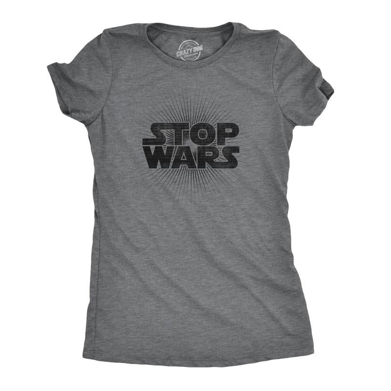 Womens Stop Wars Cool Vintage Space Rebels Funny USA Peace T shirt Hoodie Sweatshirt | PrintMintTees.com